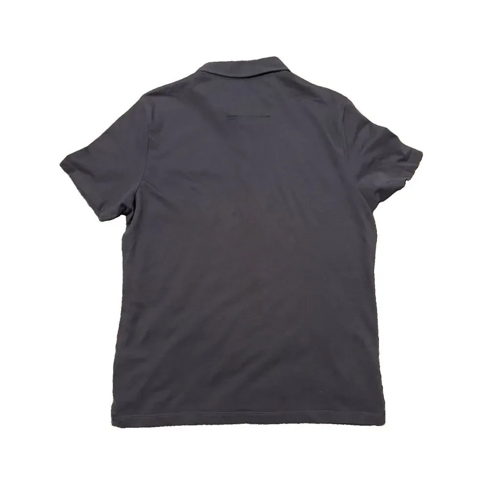 Banana Republic Men's Luxury Touch Polo Shirt Large Short Sleeve, Gray